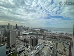 High-Floor Apartment for Sale in Mar Mikhael with  Open Sea view 0