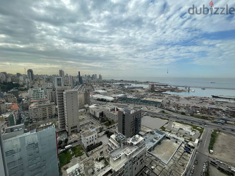 High-Floor Apartment for Sale in Mar Mikhael with  Open Sea view 7
