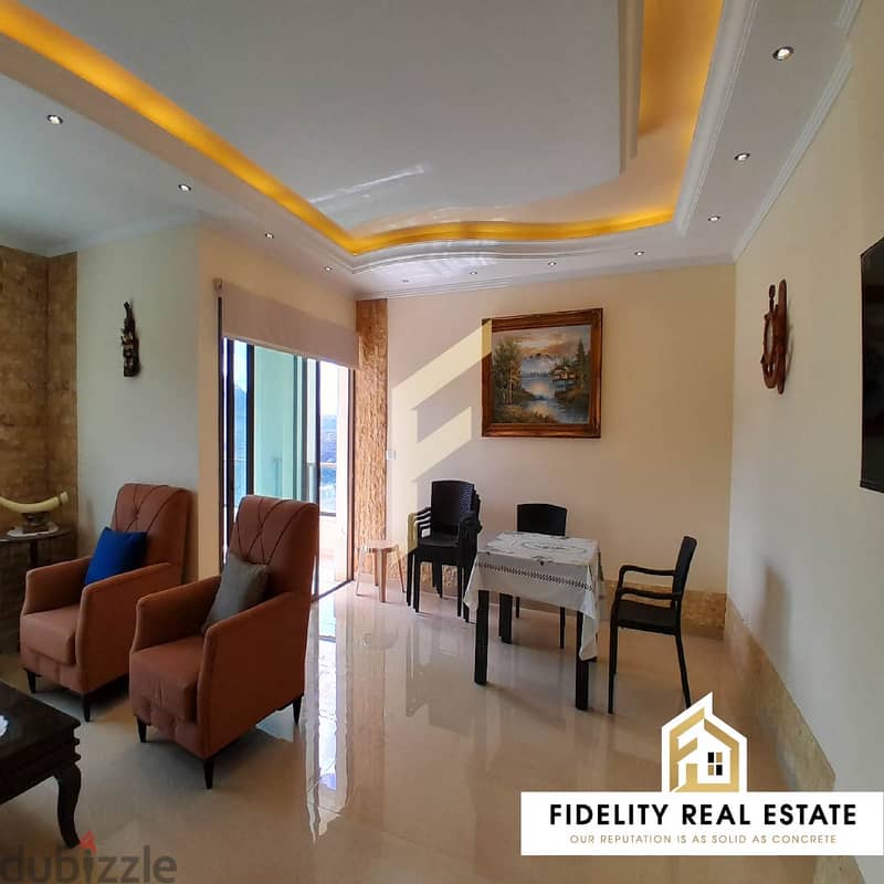 Furnished apartment for rent in Kfarhim chouf WB58 1