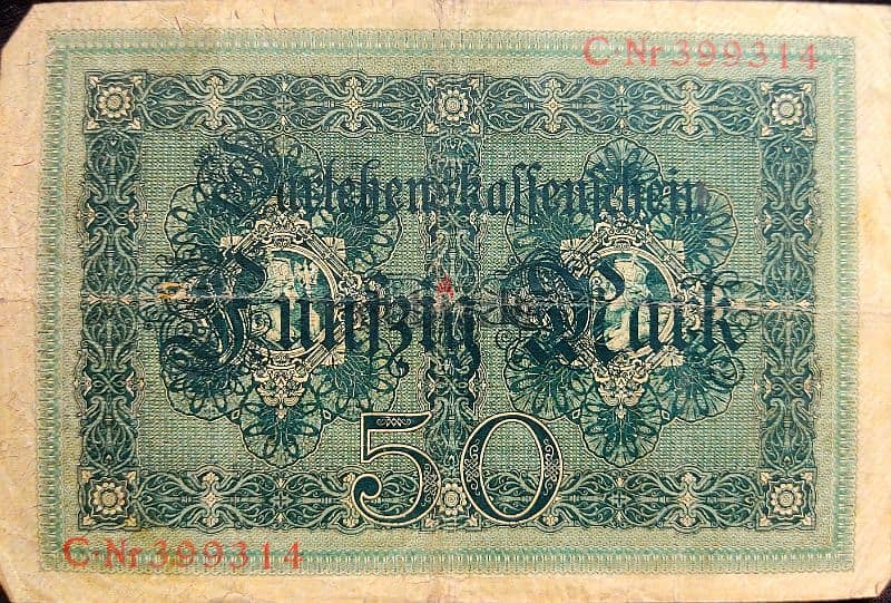 Germany old banknotes 10