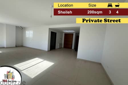 Sheileh 200m2 | New | Super Luxurious | Private Street |AC