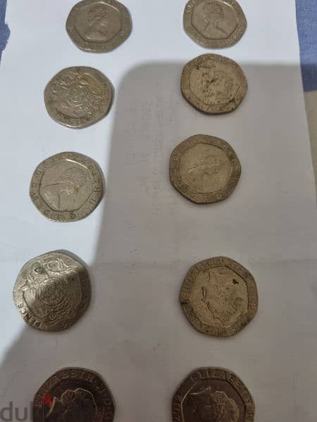 rare coins English look at the pictures 7