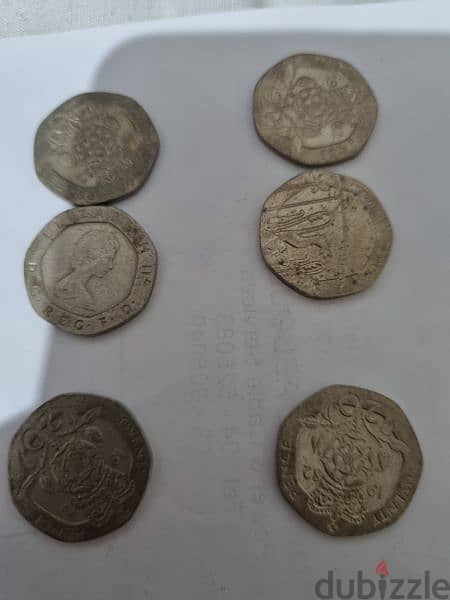 rare coins English look at the pictures 13