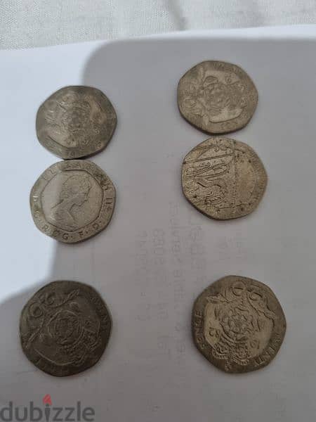 rare coins English look at the pictures 14