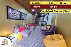 Faraya 55m2 | 15m2 Terrace | Rent | Chalet | Barely Used | Furnished | 0