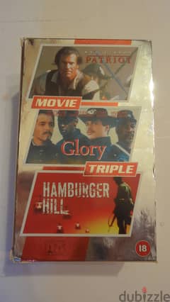 3 VHS movies box set