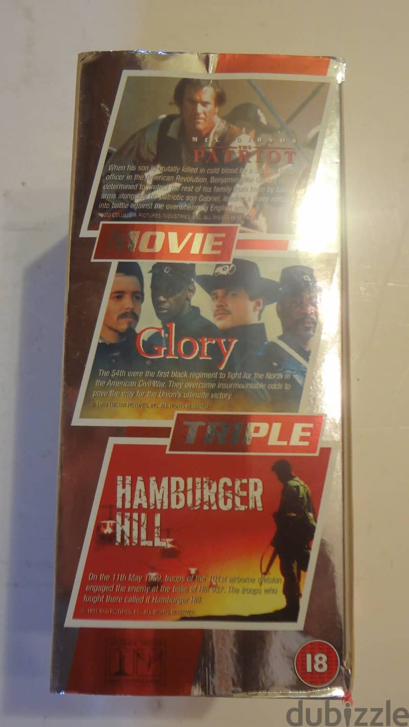 3 VHS movies box set 3