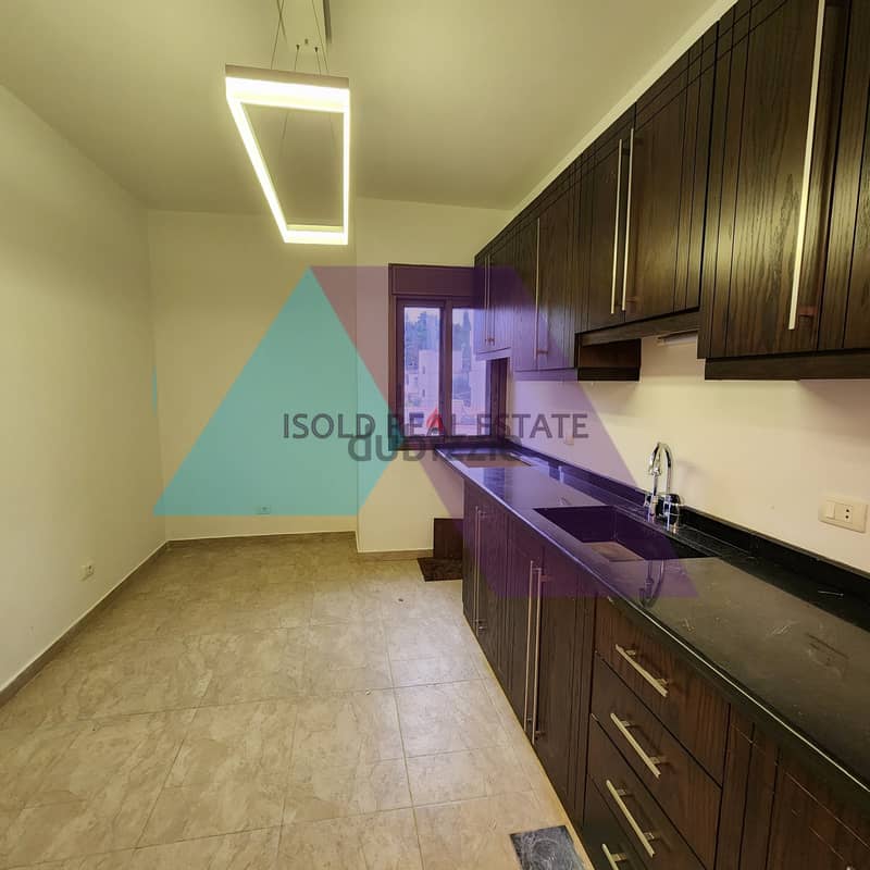 A 175 m2 apartment with a partial sea & city view for sale in Dbaye 5