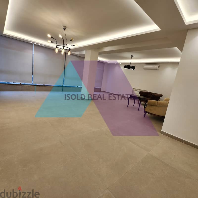 A 175 m2 apartment with a partial sea & city view for sale in Dbaye 7