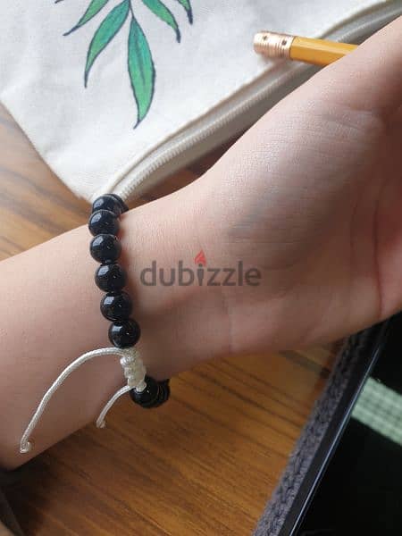 Black bracelet to match with your friends 1