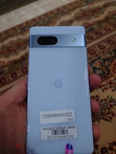 pixel 7a( not active) still new with pixel charger and cable