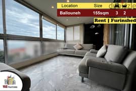 Ballouneh 155m2 | Rent | Furnished | Calm Area | Well Maintained | KS