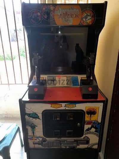 mechanized attack arcade machine