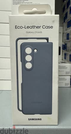 Samsung Galaxy Z fold 5 Eco-Leather Case icy blue