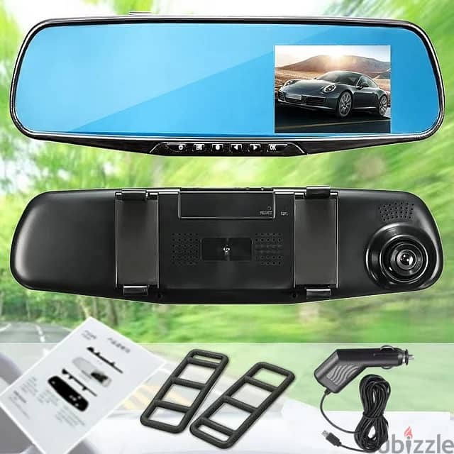 Rear View Car Camera, 2.8” Loop Recorder, Night Vision, Park Assist 3