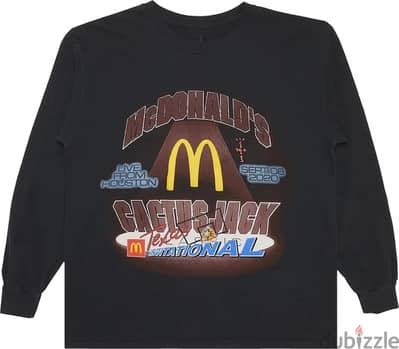 travis scott long sleeve mcdo collab