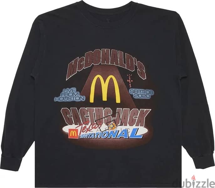 travis scott long sleeve mcdo collab 0