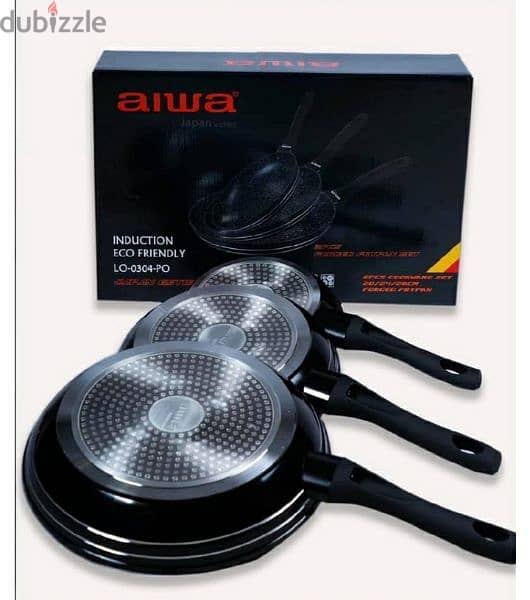 AIWA  saucepans BLACK COLLECTION/ 3$ delivery. 1