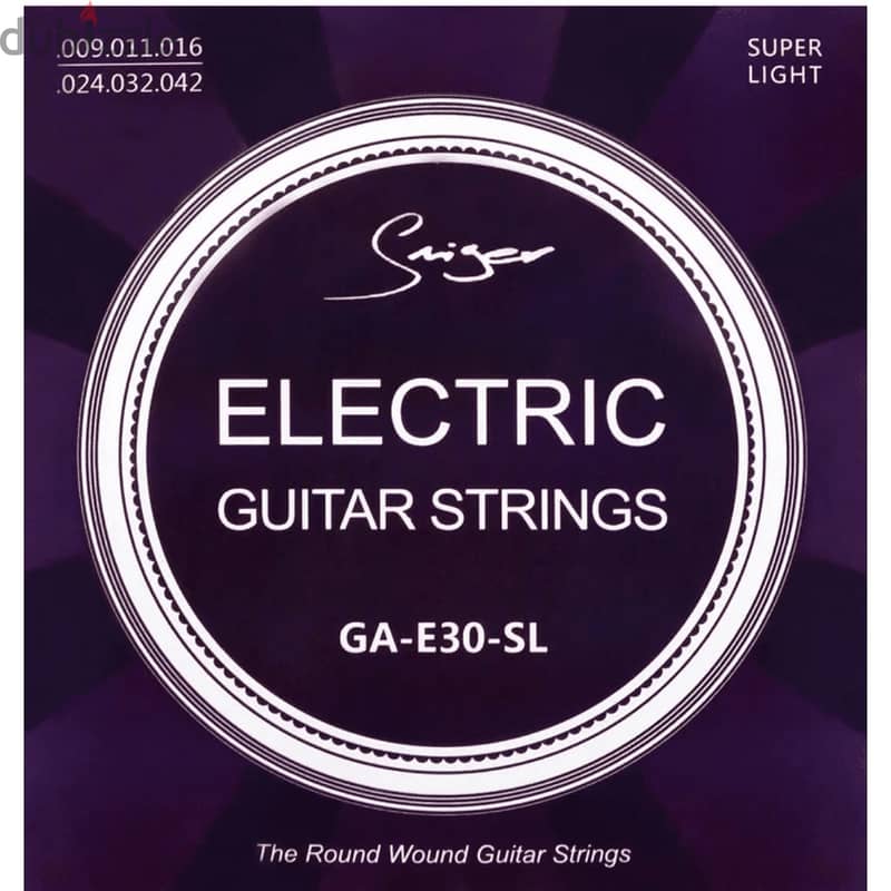 Smiger Round Wound Electric Guitar Strings GA-E30 - L or SL 1
