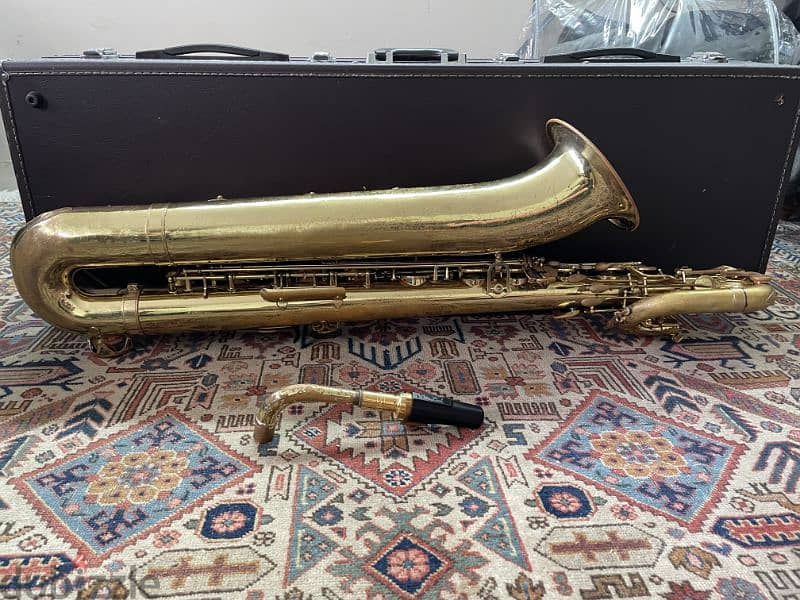 Vintage Yamaha YBS-52 baritone saxophone made in Japan 11