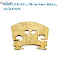 4/4 violin bridge 0