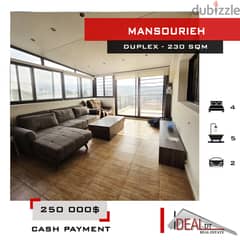 Fully Furnished & Decorated Duplex for sale in Mansourieh ref#jpt22133