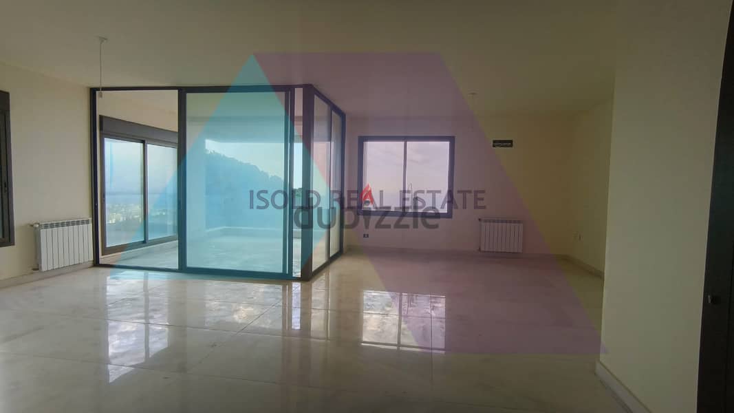 Luxurious 390 m2 duplex  + mountain/sea view for sale in Ain Saadeh 3