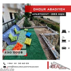 Prime location!Apartment for sale In Dhour Abadiyeh 283 Sqm ref#sch258