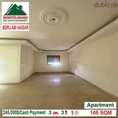 245000$!! Apartment for sale located in Borj Abi Haidar