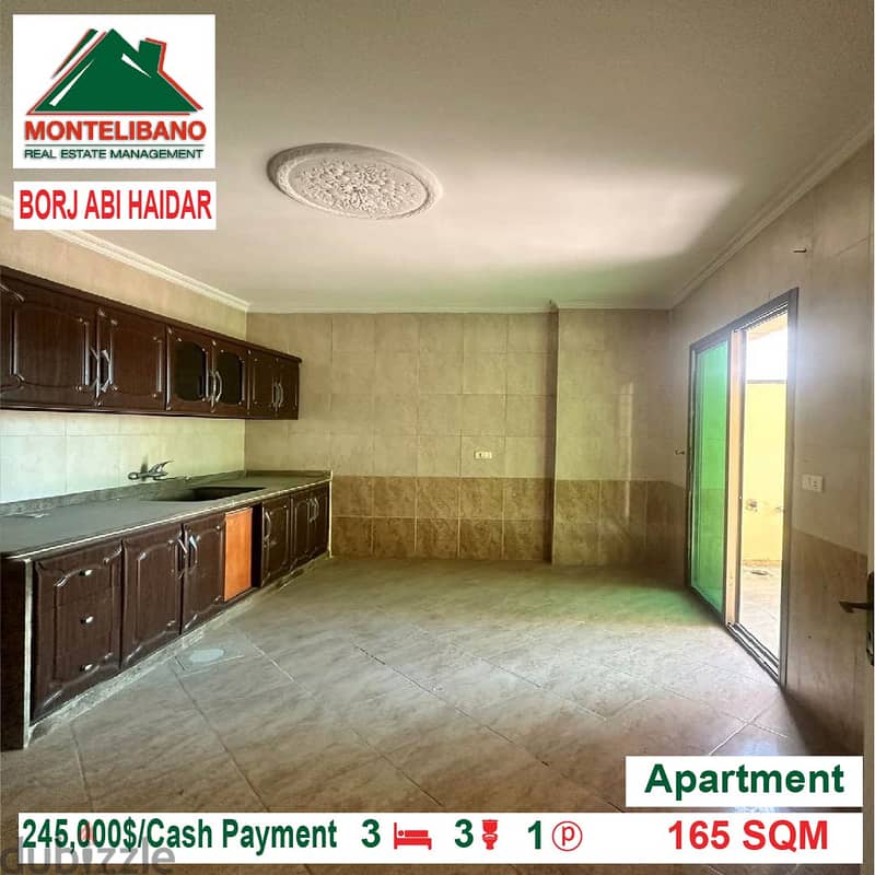 245000$!! Apartment for sale located in Borj Abi Haidar 3