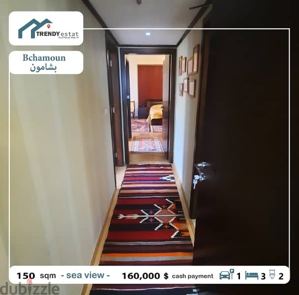 luxury apartment for sale in bchamoun شقة فخمة للبيع في اول بشامون 6