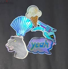 Holographic Stickers 5 Pieces