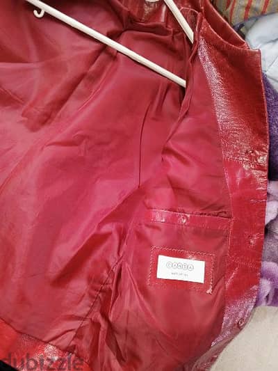 Red leather for sale