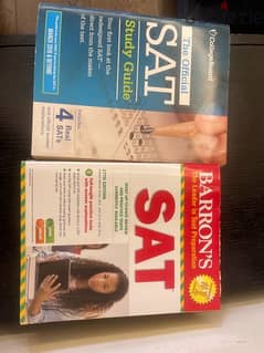 SAT study guide books barely used once good condition
