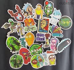 Rick and Morty Sticker Set 21 Pieces