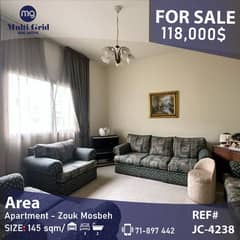 Apartment For Sale in Zouk Mosbeh, شقّة للبيع في زوق مصبح