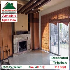 Triplex for rent in Amchit!!!