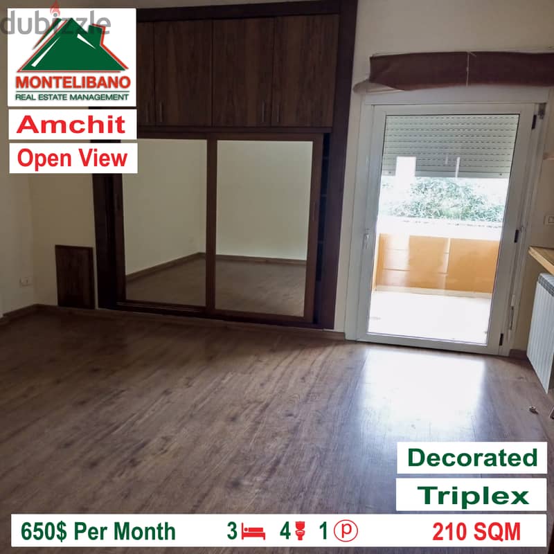 Triplex for rent in Amchit!!! 3