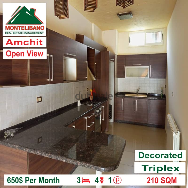 Triplex for rent in Amchit!!! 4