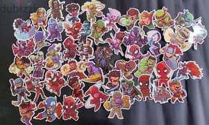 Comic Character Random Sticker Set 49 Pieces