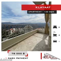 78 000 $ Apartment for sale in Klayaat 120 sqm ref#nw56331