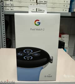 Google Pixel Watch 2 polished silver case/Bay active band