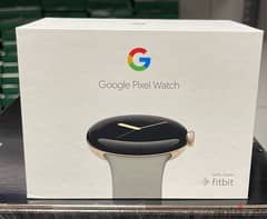Google Pixel watch champagne gold case/hazel active band