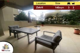 Zekrit 140m2 | 70m2 Terrace | Decorated Flat | Luxury | CHJ |