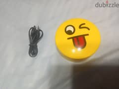 Emoji speaker, comes with a charger, used like new