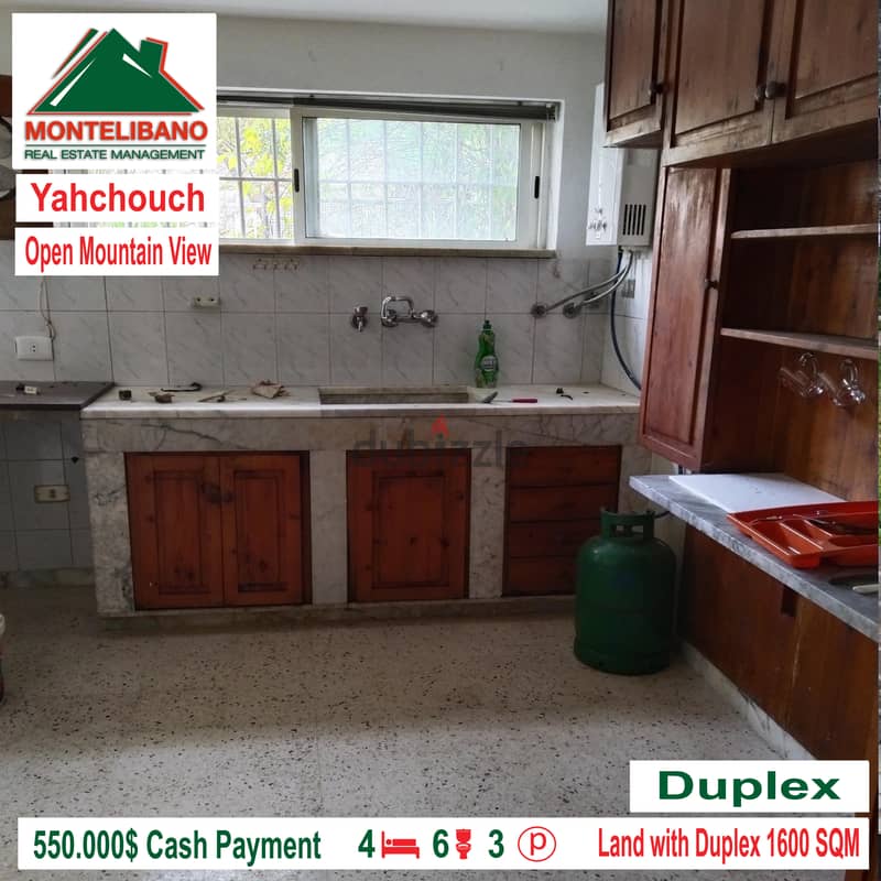 Land with Duplex for sale in Yahchouch!!! 2