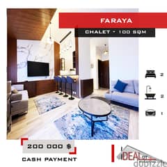 Chalet for rent in Faraya 100 sqm ref#NW56320