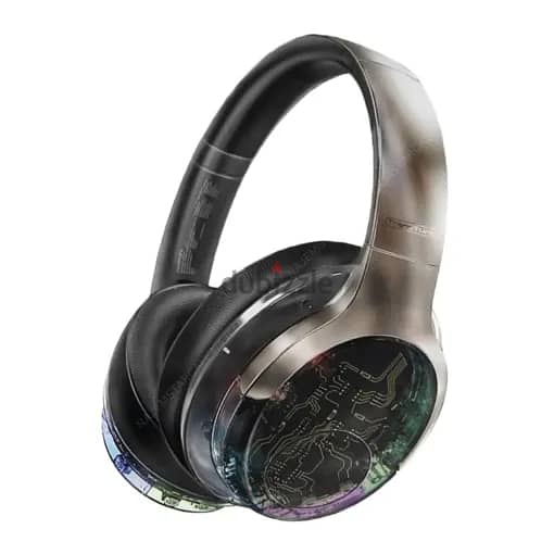 Promate TransTune RGB Lights Active Noise Cancelling Headphones 1