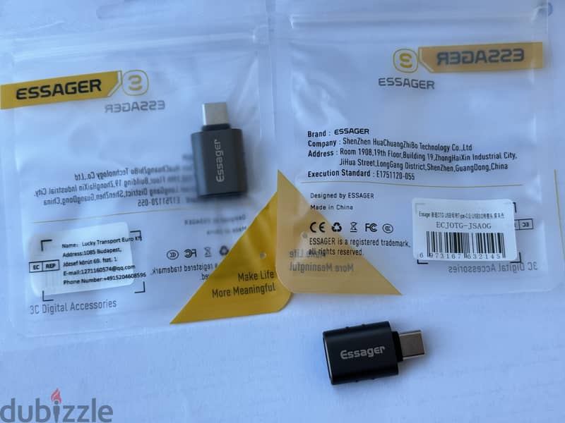 ESSAGER type C to type A adapter 3