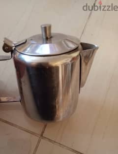 stainless steel coffee or tea pot